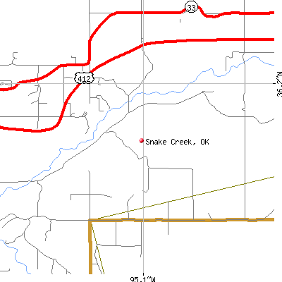 Snake Creek map