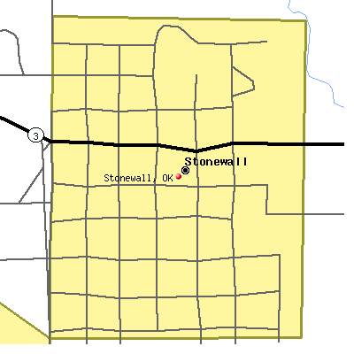 Stonewall map