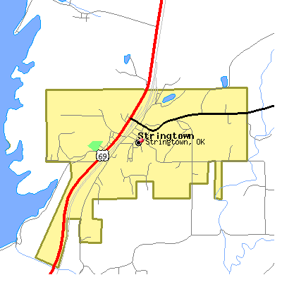 Stringtown map