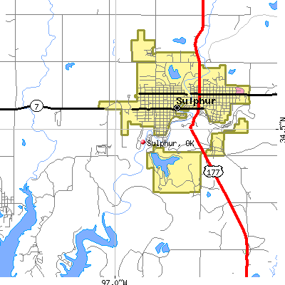 Sulphur map