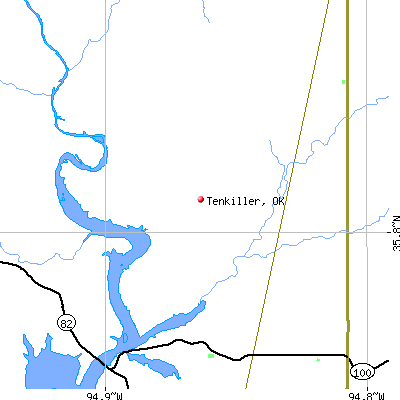 Tenkiller map