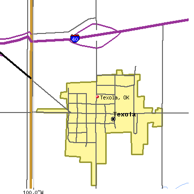 Texola map