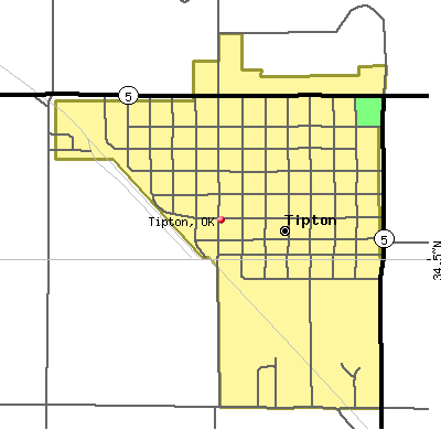 Tipton map