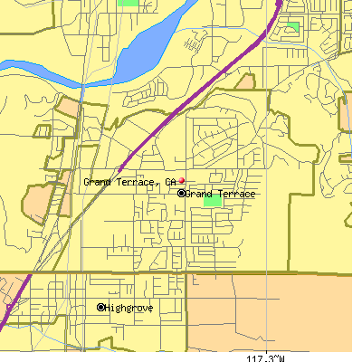Grand Terrace map