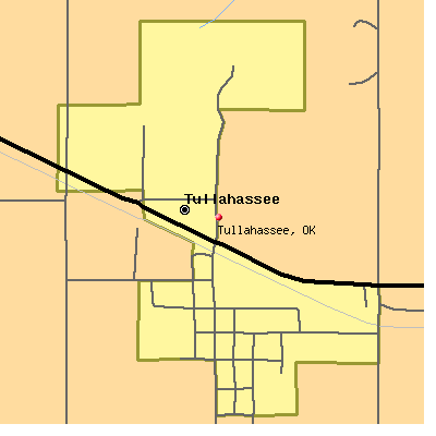 Tullahassee map