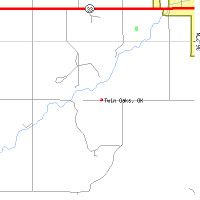 Twin Oaks map