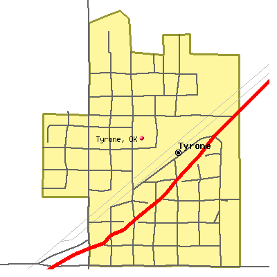 Tyrone map
