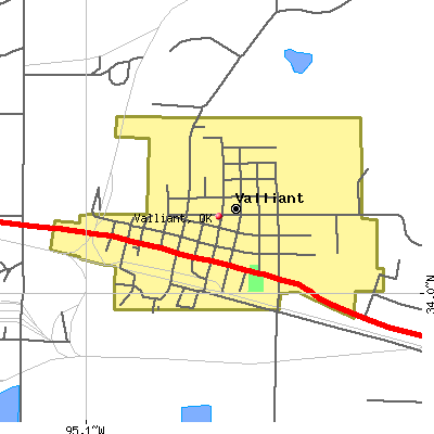 Valliant map