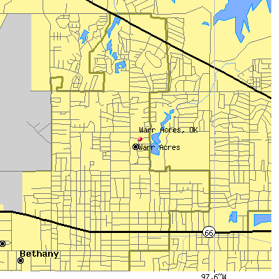 Warr Acres map
