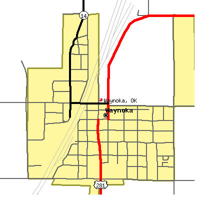 Waynoka map