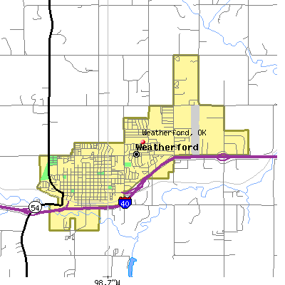 Weatherford map