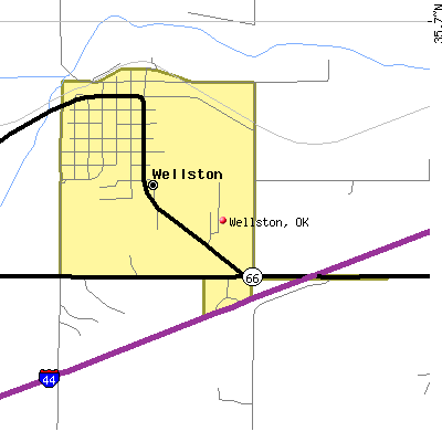 Wellston map