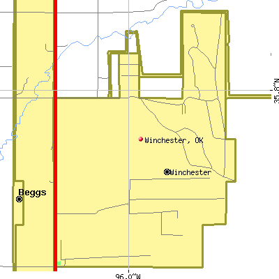 Winchester map