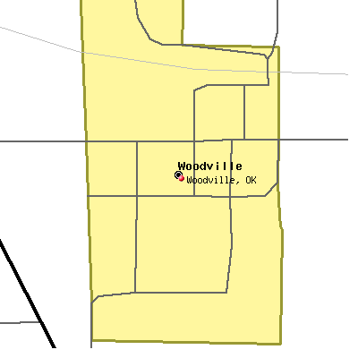 Woodville map