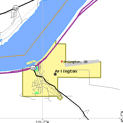Arlington map