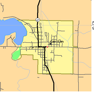 Carlton map