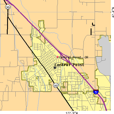 Central Point map