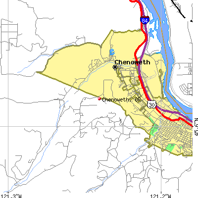 Chenoweth map