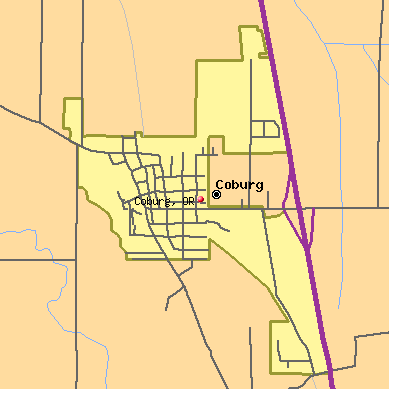 Coburg map