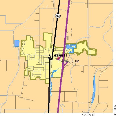 Creswell map