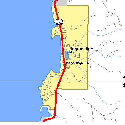 Depoe Bay map