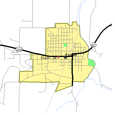 Elgin map