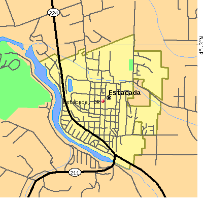 Estacada map