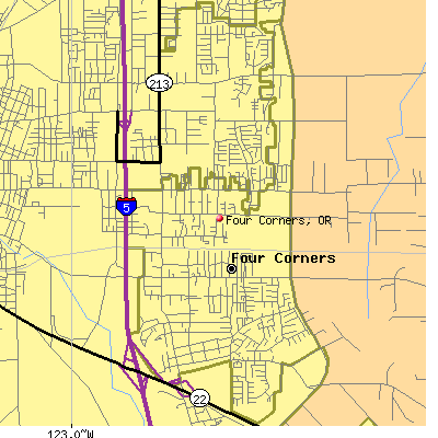 Four Corners map