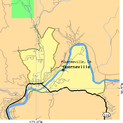 Guerneville map