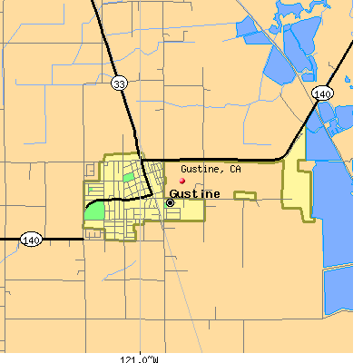 Gustine map