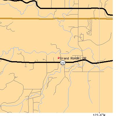 Grand Ronde map