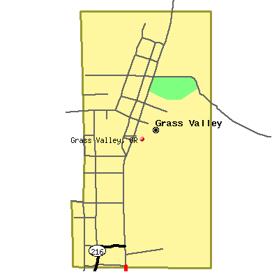 Grass Valley map