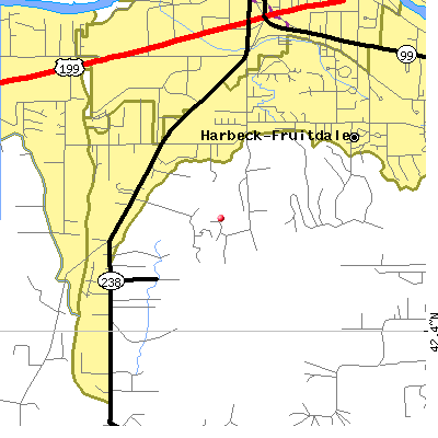 Harbeck-Fruitdale map