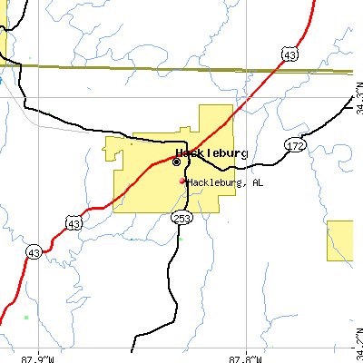 Hackleburg map