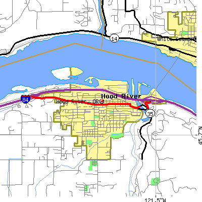 Hood River map