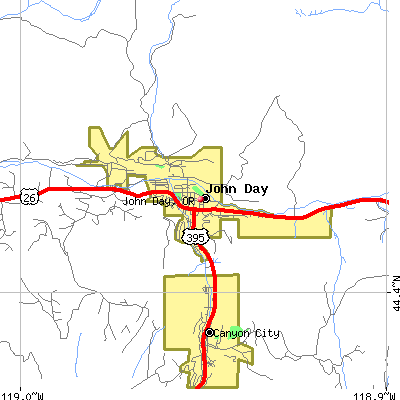 John Day map