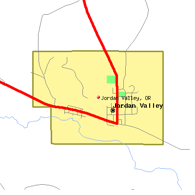 Jordan Valley map