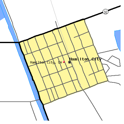 Hamilton City map