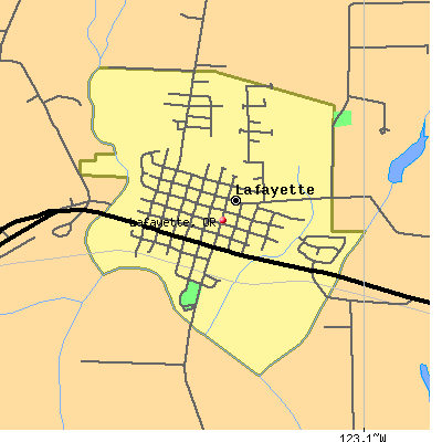 Lafayette map