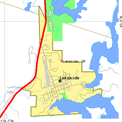 Lakeside map