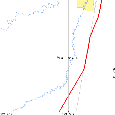 La Pine map