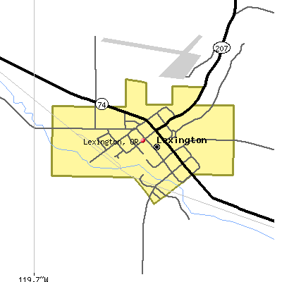 Lexington map