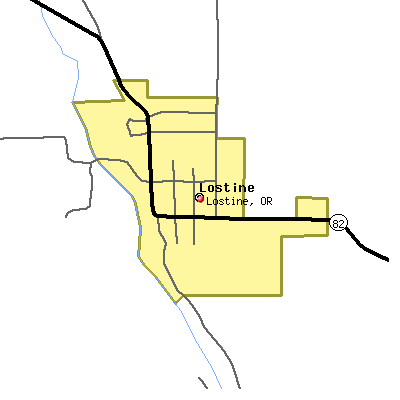 Lostine map