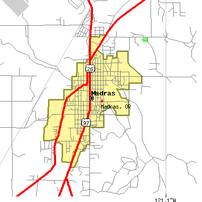 Madras map