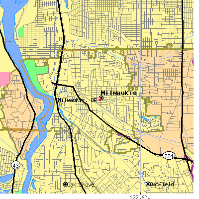 Milwaukie map