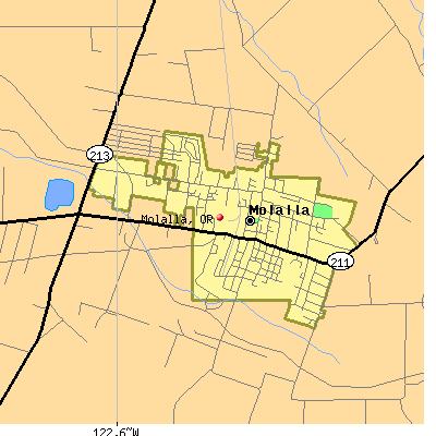 Molalla map