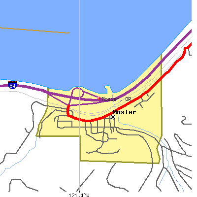 Mosier map