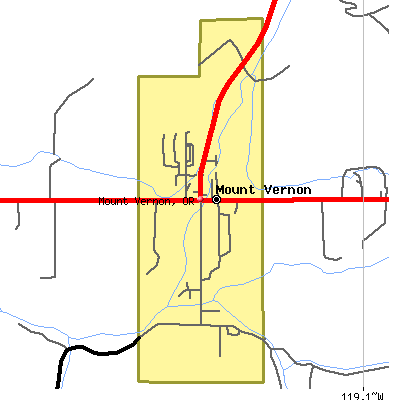 Mount Vernon map