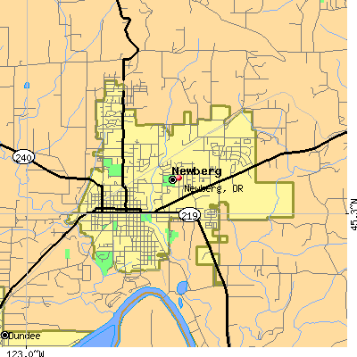 Newberg map