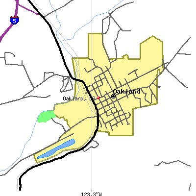 Oakland map